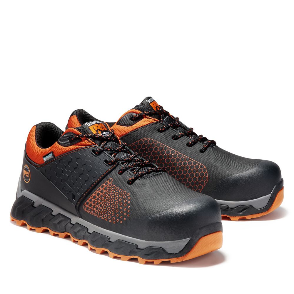 Calçado de Segurança Masculino - Timberland Pro® Ridgelow Comp Toe - MKCEZ4319 - Pretas/Laranja